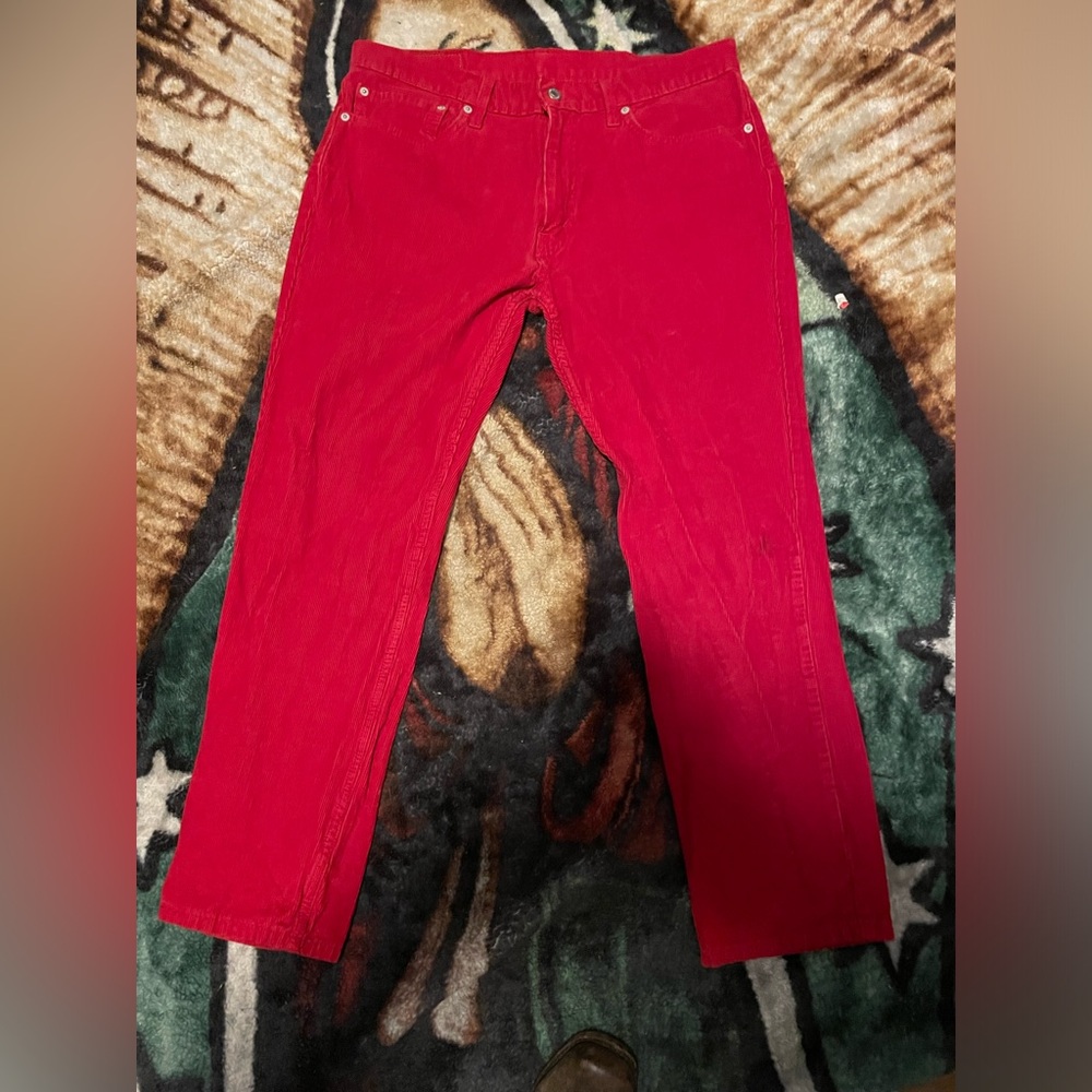Men’s Red Corduroy Levi’s